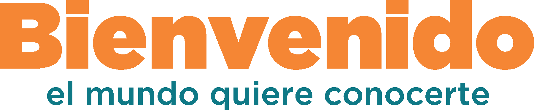 Bienvenido, el mundo quiere conocerte